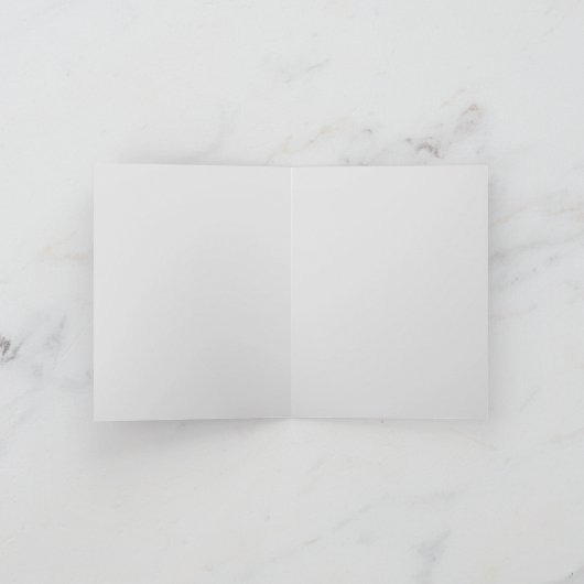 Trouw Huwelijk Minimalistische Calligrafie Bloem Aankondiging (Binnen)