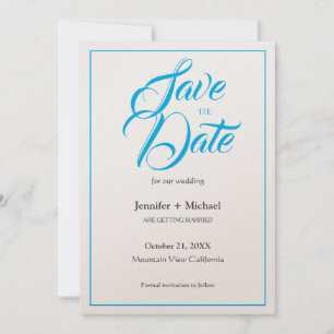 Trouw Huwelijk Minimalistische Calligrafie Schrift Save The Date