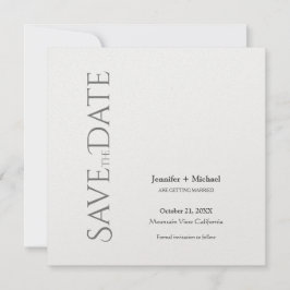 Trouw Huwelijk Minimalistische Calligrafie Script Save The Date