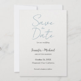 Trouw Huwelijk Minimalistische Calligrafie Script Save The Date