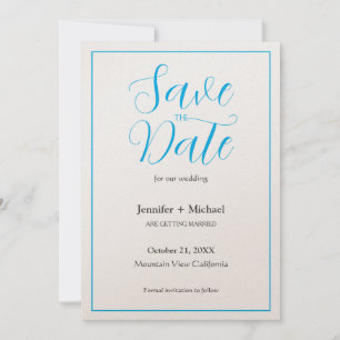 Trouw Huwelijk Minimalistische Calligrafie Script Save The Date