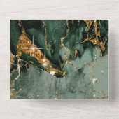 Trouw ID644 Trinity Mack marmer glitters All In One Uitnodiging (Achterkant)