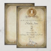 Trouw in Assepoesters Oude Koets en Slaapmuiltje Kaart (Voorkant / Achterkant)