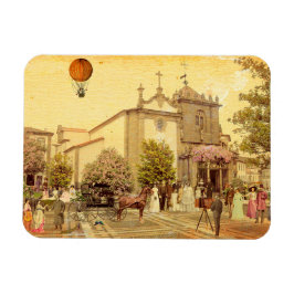 Trouw in de kapel van de Coimbras. Braga - Portuga Magneet