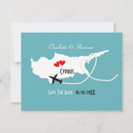 Trouw in het buitenland Cyprus Save The Date