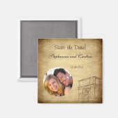 Trouw in Rome Aankondiging Magneet (Voorkant / Achterkant)