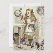 Trouw in Wonderland Kaart (Achterkant)