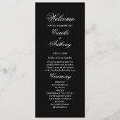 Trouw in zwart-wit programmakaart (Voorkant)