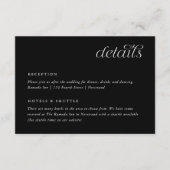 Trouw Informatiekaart Eenvoudige Minimalistische D Informatiekaartje (Voorkant)