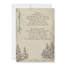 Trouw Informatiekaart met Oude Groen Thema