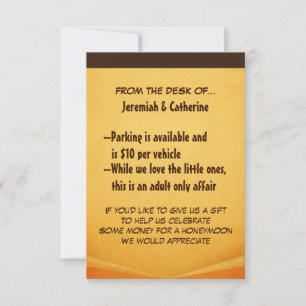 Trouw Informatiekaart voor Avontuurlijke Vintage B Kaart