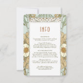 Trouw Insert INFO Vintage Art Nouveau van Mucha I Kaart (Voorkant)