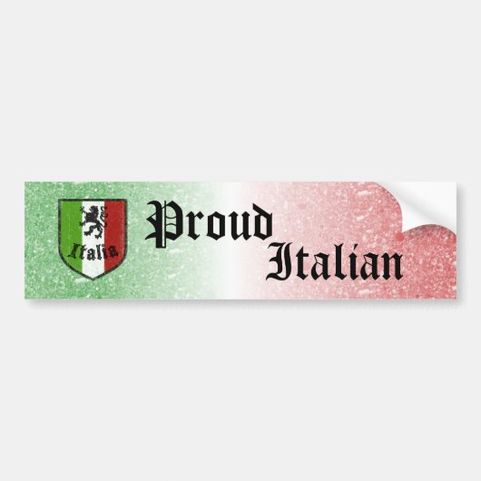 Trouw Italiaanse bumpersticker (Voorkant)
