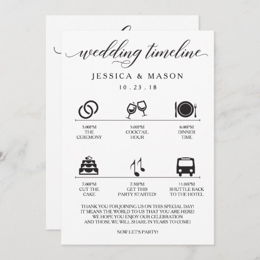 Trouw Itinerarium en Trouw Verwelkoming (Voorkant / Achterkant)