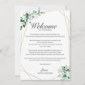 Trouw Itinerarium Geometrisch Bloemig Groenwerk Kaart (Voorkant)