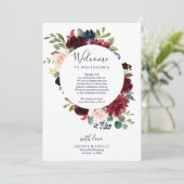 Trouw Itinerarium Hotel Verwelkomingsbrief - Burgu Kaart (Staand voorkant)