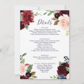 Trouw Itinerarium Hotel Verwelkomingsbrief - Burgu Kaart (Achterkant)