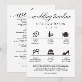 Trouw Itinerary en Trouw Welkom Kaart