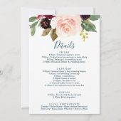 Trouw Itinerary Hotel Verwelkomingsbrief - Burgund Kaart (Achterkant)