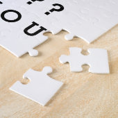 Trouw Je Met Me Opticienengrafiek Aangepaste Huwel Legpuzzel (Zijkant)