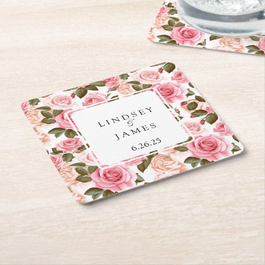 Trouw kartonnen onderzetters (Schuin)