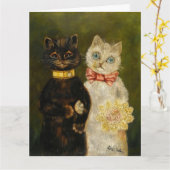 TROUW KAT KATTEN LOUIS WAIN GROTE KAARTEN (Gele Bloem)