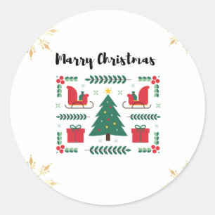 Trouw Kerst sticker