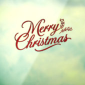 Trouw Kerstmis rode brief Raamsticker (Vel 3)