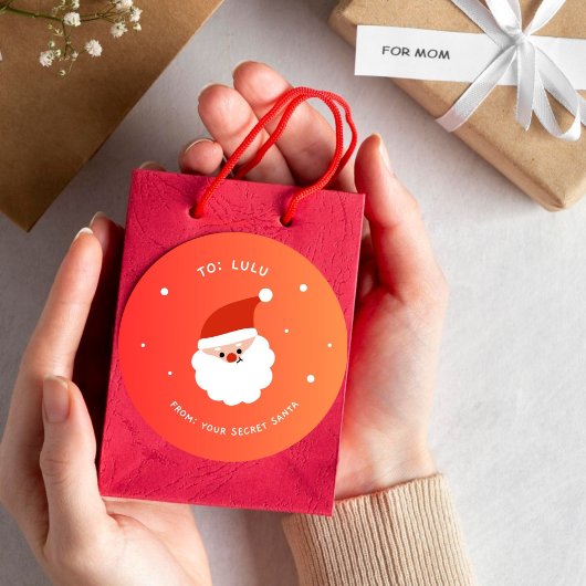 Trouw Kerstmis Sinterklaas Classic Ronde Sticker