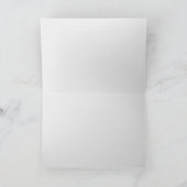 Trouw Kerstmis Witte Tekst & Bokeh Achtergrond Feestdagen Kaart (Binnen)