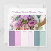 Trouw Kleurenpaletten Idee Kaart (Voorkant)