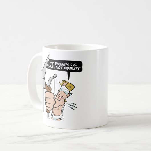 trouw koffiemok (Voorkant links)