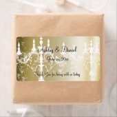 Trouw /Kroonluchter & Champagne Water/Wijn Etiket (Insitu)