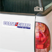 Trouw kustwachtveteraan bumpersticker (Op Truck)
