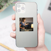 Trouw leven is genoeg sticker (Telefoon)