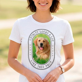 Trouw Lijkt Heel Veel Op Dit Hondengezicht Foto T-shirt