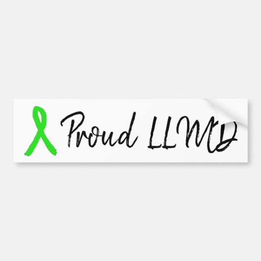 Trouw LLMD Lyme-bewustzijn bumpersticker (Voorkant)