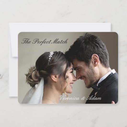 Trouw luciferdoosje – Perfect Match Premium Editie Kaart (Voorkant)