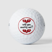 trouw me golfballen van dalDesignNZ (Voorkant)