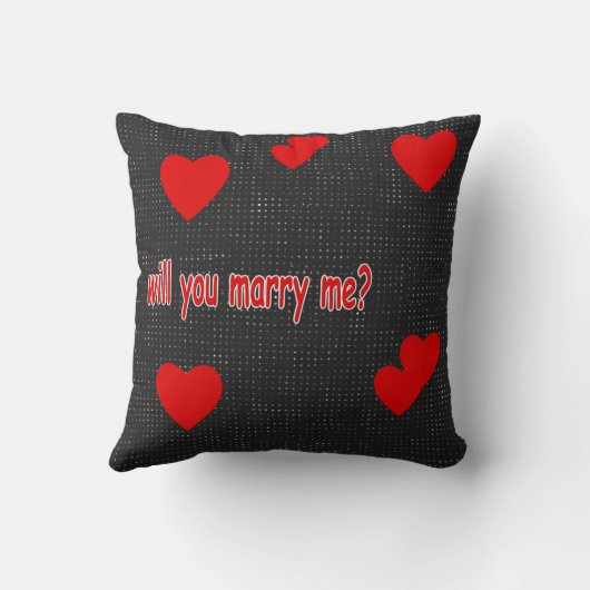 trouw me kussen (Achterkant)