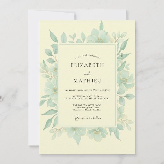 Trouw met Boter Mint Eucalyptus Kaart (Voorkant)