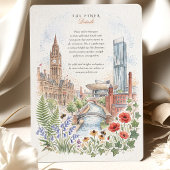 Trouw met de Manchester UK Town Hall Worker Bee Kaart