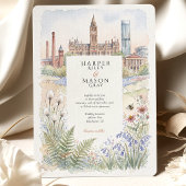 Trouw met de Manchester UK Town Hall Worker Bee Kaart