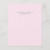 TROUW MET EEN LAAG BUDGET Roze Magnolia's Salie Eu Flyer (Achterkant)