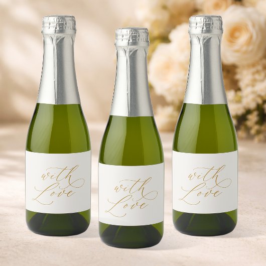 Trouw met Liefde Sparkling Wijnetiket