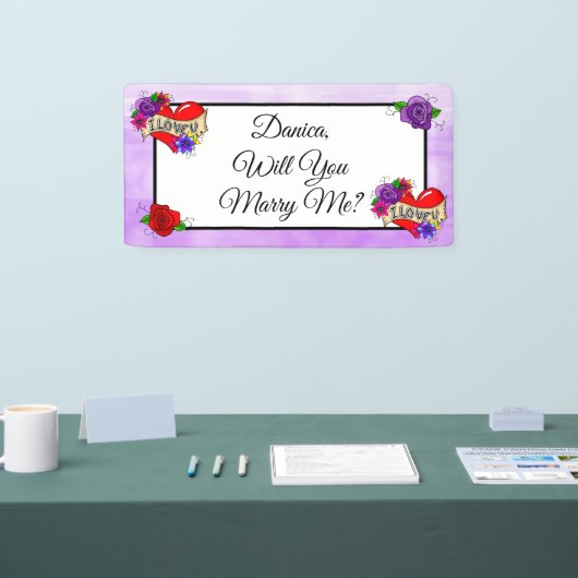 Trouw met me | Banner voorstel (Beurs)