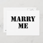 Trouw met me briefkaart (Voorkant / Achterkant)