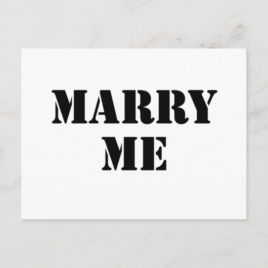 Trouw met me briefkaart (Voorkant)