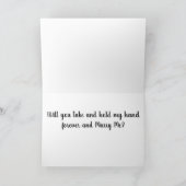 ***TROUW MET ME*** HOUD MIJN HAND VOOR ALTIJD VAST KAART (Binnen)