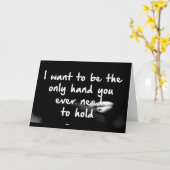 ***TROUW MET ME*** HOUD MIJN HAND VOOR ALTIJD VAST KAART (Gele Bloem)